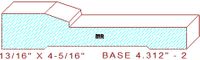 Baseboard 4-5/16" - 2 Baseboard 4-5/16" - 2