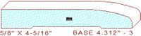 Baseboard 4-5/16" - 3 Baseboard 4-5/16" - 3