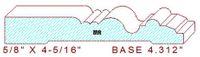 Baseboard 4-5/16" Baseboard 4-5/16"