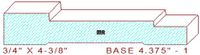 Baseboard 4-3/8" - 1 Baseboard 4-3/8" - 1
