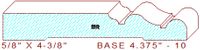 Baseboard 4-3/8" - 10 Baseboard 4-3/8" - 10