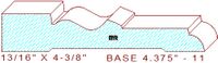 Baseboard 4-3/8" - 11 Baseboard 4-3/8" - 11