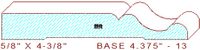 Baseboard 4-3/8" - 13 Baseboard 4-3/8" - 13