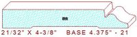 Baseboard 4-3/8" - 21 Baseboard 4-3/8" - 21
