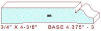 Baseboard 4-3/8" - 3 