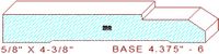 Baseboard 4-3/8" - 6 Baseboard 4-3/8" - 6