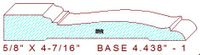 Baseboard 4-7/16" - 1 Baseboard 4-7/16" - 1