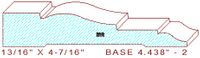 Baseboard 4-7/16" - 2 Baseboard 4-7/16" - 2
