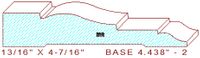 Baseboard 4-7/16" - 2