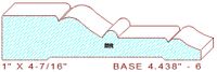 Baseboard 4-7/16" - 6