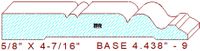 Baseboard 4-7/16" - 9 Baseboard 4-7/16" - 9