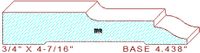 Baseboard 4-7/16" Baseboard 4-7/16"