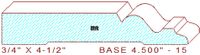 Baseboard 4-1/2" - 15 Baseboard 4-1/2" - 15