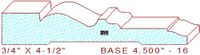 Baseboard 4-1/2" - 16 Baseboard 4-1/2" - 16