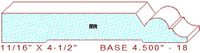 Baseboard 4-1/2" - 18 Baseboard 4-1/2" - 18