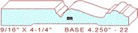 Baseboard 4-1/2" - 22 Baseboard 4-1/2" - 22