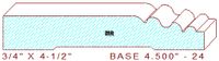 Baseboard 4-1/2" - 24 Baseboard 4-1/2" - 24
