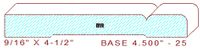 Baseboard 4-1/2" - 25 Baseboard 4-1/2" - 25