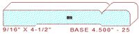 Baseboard 4-1/2" - 25