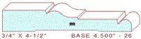 Baseboard 4-1/2" - 26 Baseboard 4-1/2" - 26