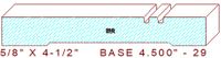 Baseboard 4-1/2" - 29 Baseboard 4-1/2" - 29