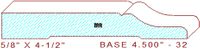 Baseboard 4-1/2" - 32 Baseboard 4-1/2" - 32