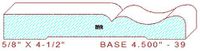 Baseboard 4-1/2" - 39 Baseboard 4-1/2" - 39