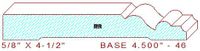 Baseboard 4-1/2" - 46 Baseboard 4-1/2" - 46