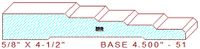 Baseboard 4-1/2" - 51