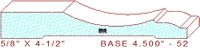 Baseboard 4-1/2" - 52 Baseboard 4-1/2" - 52