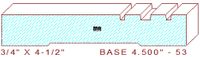 Baseboard 4-1/2" - 53 Baseboard 4-1/2" - 53