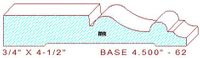 Baseboard 4-1/2" - 62