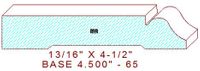 Baseboard 4-1/2" - 65 Baseboard 4-1/2" - 65