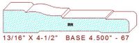 Baseboard 4-1/2" - 67 Baseboard 4-1/2" - 67