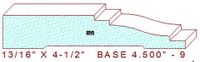 Baseboard 4-1/2" - 9 Baseboard 4-1/2" - 9