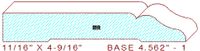 Baseboard 4-9/16" - 1 Baseboard 4-9/16" - 1