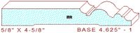 Baseboard 4-5/8" - 1 Baseboard 4-5/8" - 1