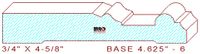 Baseboard 4-5/8" - 6 Baseboard 4-5/8" - 6