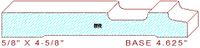 Baseboard 4-5/8" Baseboard 4-5/8"