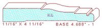 Baseboard 4-11/16" - 1 Baseboard 4-11/16" - 1