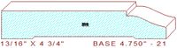 Baseboard 4-3/4" - 21 Baseboard 4-3/4" - 21