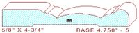 Baseboard 4-3/4" - 5 Baseboard 4-3/4" - 5