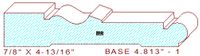 Baseboard 4-13/16" - 1 Baseboard 4-13/16" - 1