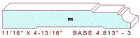 Baseboard 4-13/16" - 3 Baseboard 4-13/16" - 3