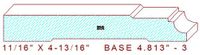 Baseboard 4-13/16" - 3