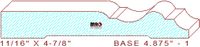 Baseboard 4-7/8" - 1 Baseboard 4-7/8" - 1