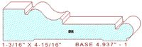 Baseboard 4-15/16" - 1 Baseboard 4-15/16" - 1