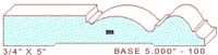 Baseboard 5" - 100 Baseboard 5" - 100