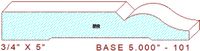 Baseboard 5" - 101 Baseboard 5" - 101