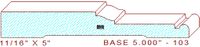 Baseboard 5" - 103 Baseboard 5" - 103
